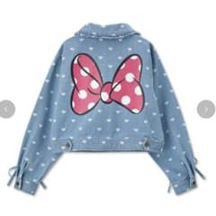 新品】レディース デニムジャケット ミニー アベイル ディズニー M