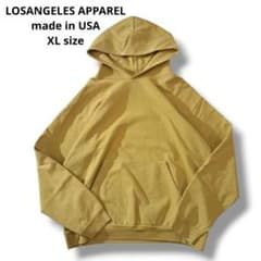 ロサンゼルスアパレル USA製 14oz スウェットパーカー XL ノームコア