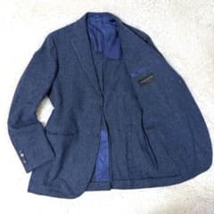 トゥモローランド MOON ウールツイード ジャケット ネイビー 48 - メルカリ