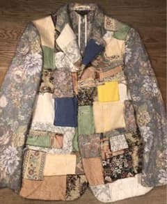 コムデギャルソンオムプリュス2000SS ゴブランパッチワークジャケット