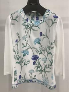 LEONARD フラワープリント 五分袖トップス38 - メルカリ