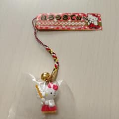 ご当地キティ 根付ストラップ 三重限定〜お伊勢さんバージョン