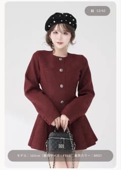 Darich ボックスプリーツツイードミニワンピース - メルカリ