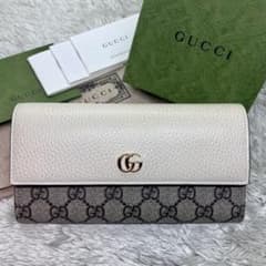 極美品箱付き✨GUCCI 長財布 マーモント コンチネンタルウォレット GG