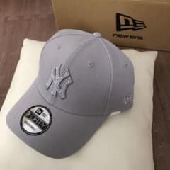 ニューエラ 9FORTY ラインストーン ヤンキース キャップ 帽子 グレー