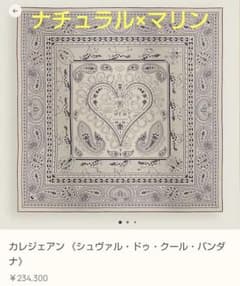 エルメス 2025AW カレジェアン《シュヴァル・ドゥ・クール・バンダナ