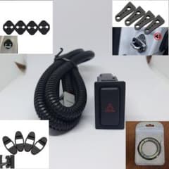 再再販 GDJ76W ランドクルーザー70 ハザードスイッチ 増設キット ④