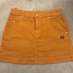 PEARLY GATES オレンジスカート サイズ0 - メルカリ