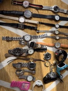 ジャンク時計セット 多様なデザイン動作未確認 - メルカリ