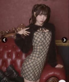 ミシェルマカロン ミシェマカ オリジナルチェック柄アンサンブルミニ