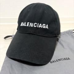 ✨極美品✨BALENCIAGA キャップ L59 新ロゴ マジックテープ 黒 - メルカリ