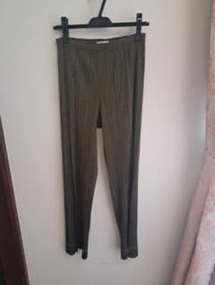 PLEATS PLEASE! オリーブデザインパンツ サイズ4 イッセイミヤケ