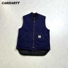 希少】80s 星タグ USA製 カーハート ダックベスト 紺VQ182 M - メルカリ