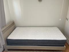 定価約15万円] シングル シモンズベッドフレーム＋ニトリNスリープ