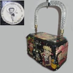 m17859☆ベティちゃん・レアアンティーク・パーティバッグ - メルカリ