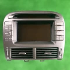 トヨタ セルシオ 30 31 後期 純正カーナビモニターパネルセット 中古品