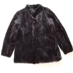 専用 サガミンク XL サイズ 毛皮 コート 銀タグ ブラック リアル ファ