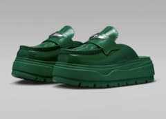 NIKE エアジョーダンミュール グリーン 22cm - メルカリ