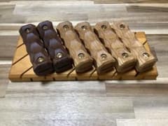 世界の陸亀様専用シェルフコンテナ用名栗加工グリップウォールナット