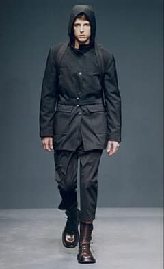 PRADA 1999AW belted hooded coat - メルカリ