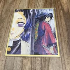 鬼滅の刃 無限城編 WEBSHOPくじ アクリル色紙 冨岡義勇 胡蝶しのぶB26