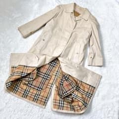 ヴィンテージ バーバリーズ ステンカラーコート ノバチェック ライナー