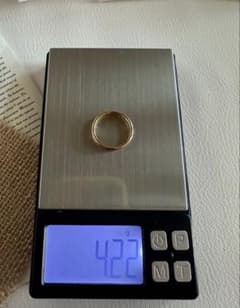 K18ゴールドリング 造幣局マーク入り 13号 - メルカリ