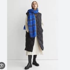 H&M キルティングベスト ロングベスト ダウン - メルカリ