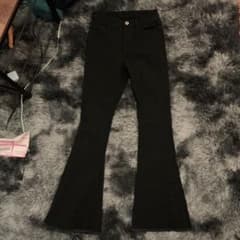 00s black flare denim ベルボトム グランジ y2k平成 - メルカリ