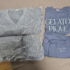 2025GELATO PIQUE グレー ルームウェアセット - メルカリ