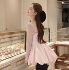 poláura ベロアビスチェバルーントップス - メルカリ