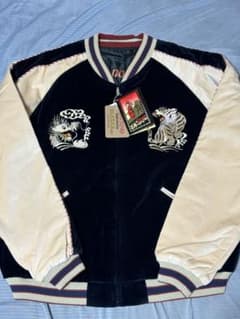 テーラー東洋 スカジャン 別珍 ツートン 試着のみ TT15795-128 - メルカリ