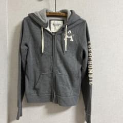 Abercrombie & Fitch アバクロパーカー グレー パーカー L - メルカリ