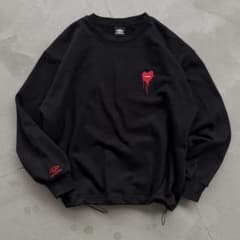 UMBRO 】 ONCILYハートロゴドローコードスウェット オンシェリー