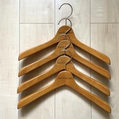 非売品】ラルフローレン 木製ハンガー 4本セット レディース Jr