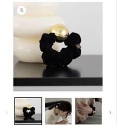 LOEM TOKYO ロエムトウキョウ ブラックmoon シュシュ - メルカリ