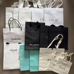 ショップ袋 ショッパーTiffany Dior CHANEL等 15枚セット - メルカリ