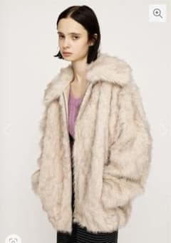 BIG COLLAR FUR COAT ビッグカラー ファーコート - メルカリ