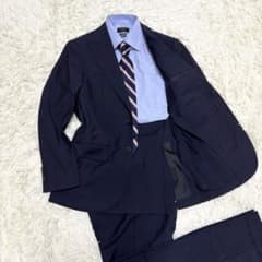 ユナイテッドアローズ セットアップスーツ ネイビー 紺 44 モヘア混