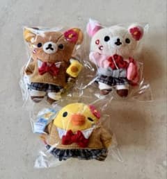 リラックマ コリラックマ キイロイトリ 17周年 ぶらさげぬいぐるみ 3点