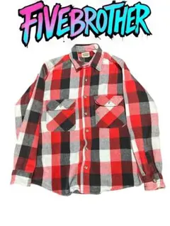 2026年最新】Five brother ネルシャツ 90sの人気アイテム - メルカリ