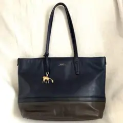 BALLY バリー トートバッグ A4収納 レザー ビジネス 肩掛け チャーム