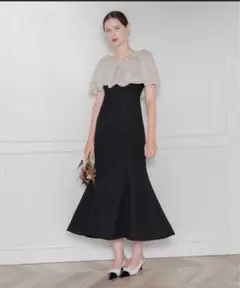 2026年最新】leja 2wayオフショルダーパフスリーブバリエマーメイド