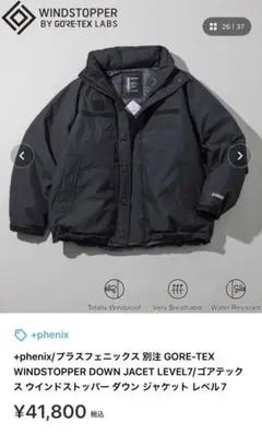 2026年最新】phenix gore-tex down level7の人気アイテム - メルカリ