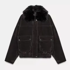 2026年最新】zara フェイクファーボンバージャケットの人気アイテム