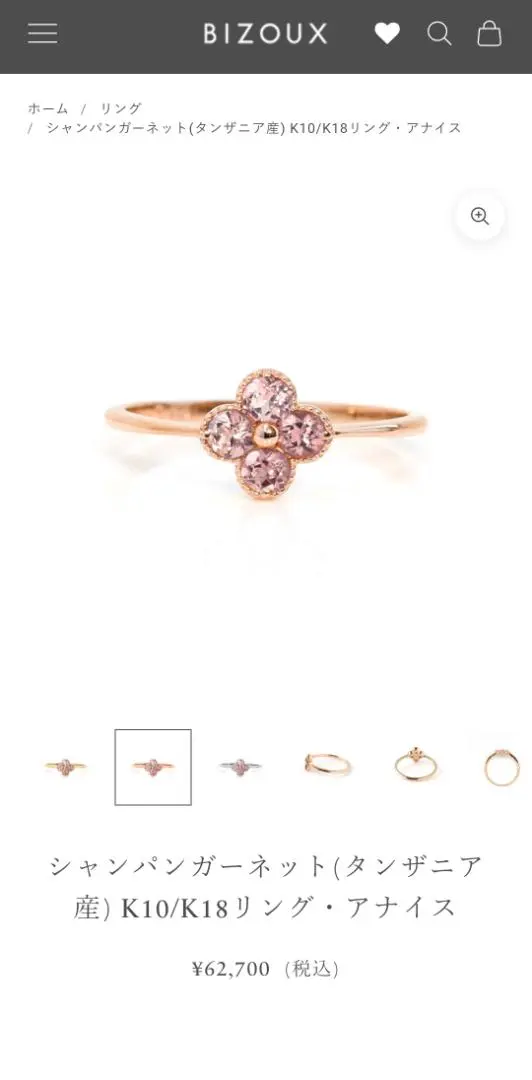 2026年最新】bizoux アナイスの人気アイテム - メルカリ