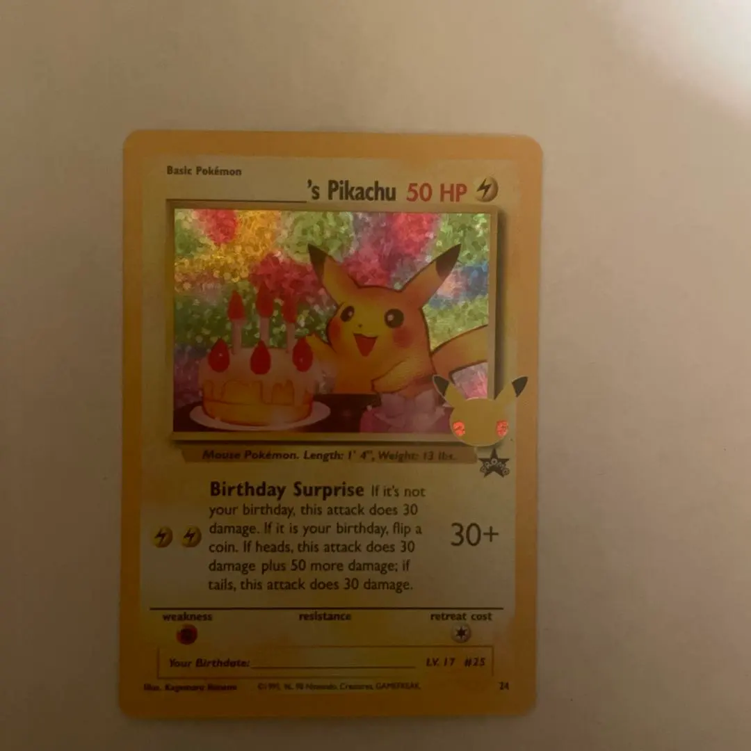 2026年最新】おたんじょうび ピカチュウ 英語の人気アイテム - メルカリ