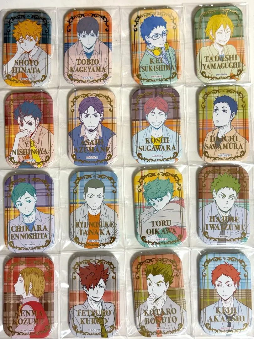 2026年最新】ハイキュー スクエア缶バッジ box (オフショット×カラー第