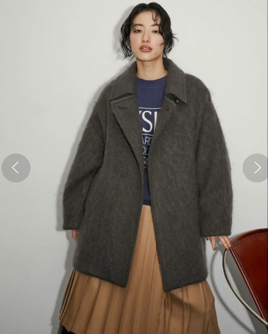 2026年最新】adam et rope' femme モヘヤシャギーミドルコートの人気