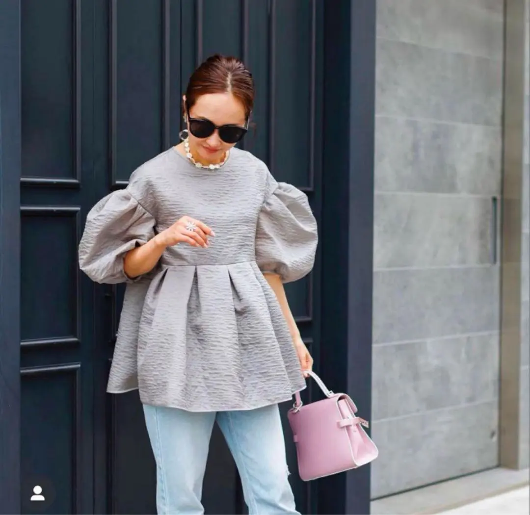 2026年最新】bluelea ブルレア ジャガードブラウスの人気アイテム